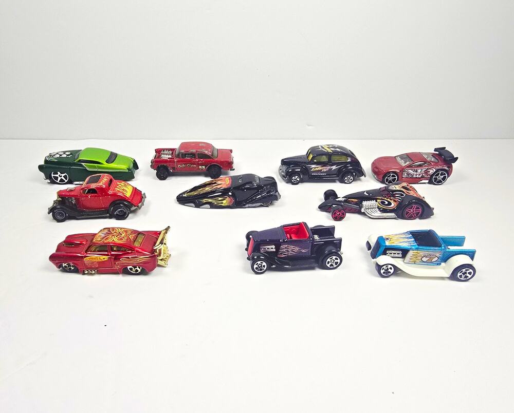 Hot Wheels Hot Rod Diecast Car Mixed Lot 1:64 Loose Multicolor